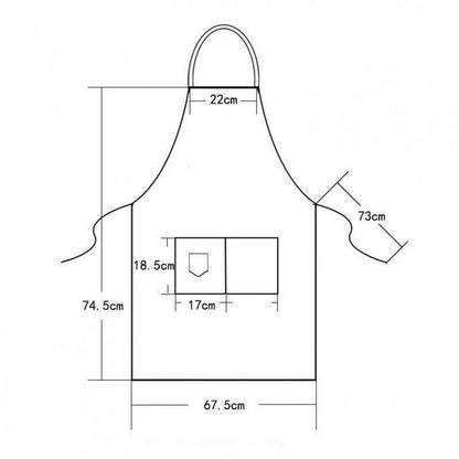 Stylish Canvas Apron Fashion Work Clothes is Both Fashionable And Functional - BUNNY BAZAR