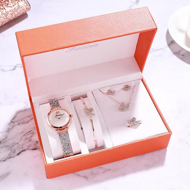 T-33 Beautiful Stylish Watch withe Bracelet in 8 Different Colors - BUNNY BAZAR