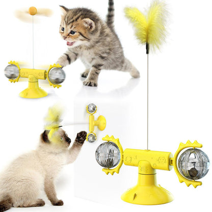 Cat Turntable Cat Windmill Toy Glowing Toy - BUNNY BAZAR