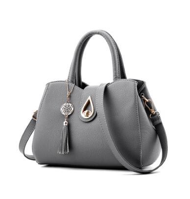 Women Handbag Bag Ladies Tassel High Quality PU Leather Totes Bags Brief Women Shoulder Bag Ladies Bags - BUNNY BAZAR