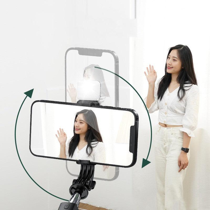 Integrated Selfie Stick Bluetooth Mobile Phone Live Streaming Stand - BUNNY BAZAR