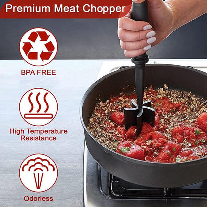 Multifunctional Meat Chopper Cooking Scraper Grinder Kitchen Gadgets - BUNNY BAZAR