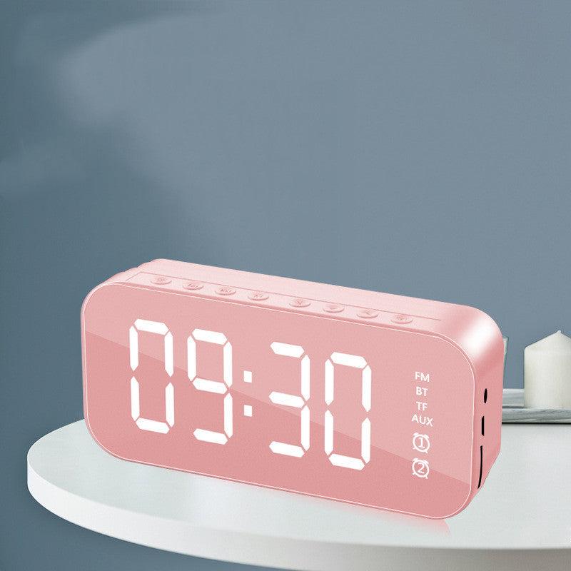 Mirror Bluetooth Audio Remote Control Alarm Clock - BUNNY BAZAR