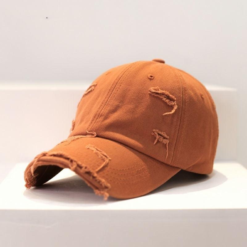 Men's Old Hip Hop Ripped Baseball Hat - BUNNY BAZAR