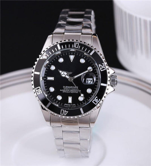 Steel strap fashion watch men's watch steel belt watch - BUNNY BAZAR