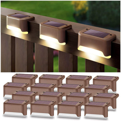 Solar Step Light Outdoor Garden Light Night Light LED Guide Light Ladder Stair Light Balcony Decoration Waterproof - BUNNY BAZAR