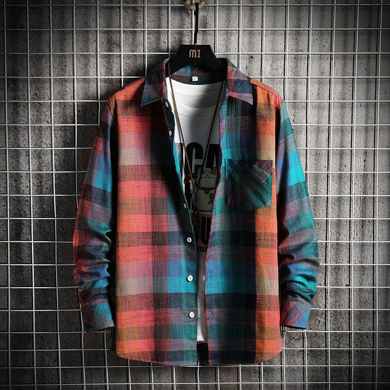 Oversized Loose Men's Casual Shirt Jacket - BUNNY BAZAR