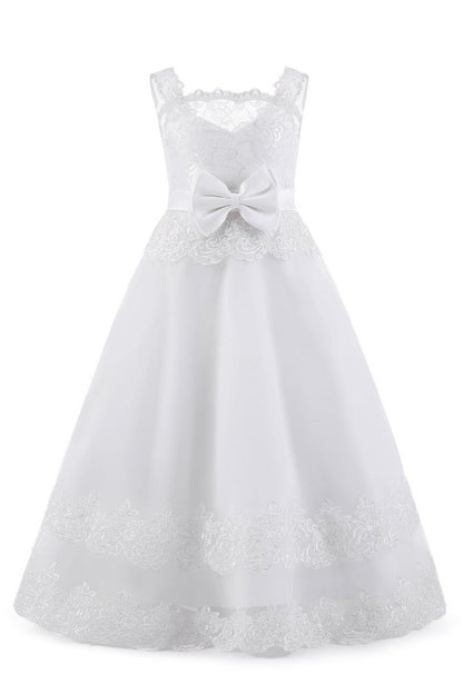 White Fashion Princess Flower Girl Tutu Dress - BUNNY BAZAR