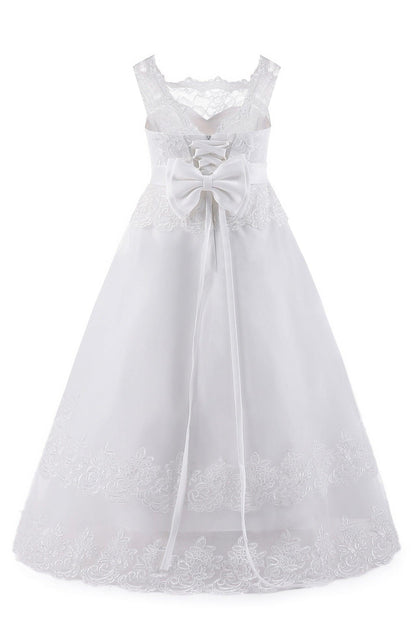 White Fashion Princess Flower Girl Tutu Dress - BUNNY BAZAR