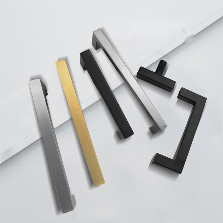 Stainless Steel Square Pipe Door Handle - BUNNY BAZAR