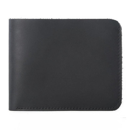 Men's New First Layer Cowhide Retro Wallet is Crafted From Genuine Leather - BUNNY BAZAR