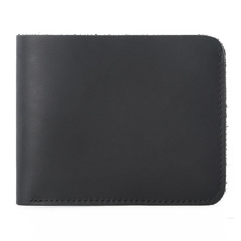 Men's New First Layer Cowhide Retro Wallet is Crafted From Genuine Leather - BUNNY BAZAR