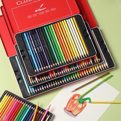 Oil Color Pencil Set Color Triangle Painting - BUNNY BAZAR