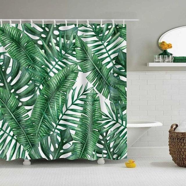 Tropical Shower Curtain - BUNNY BAZAR