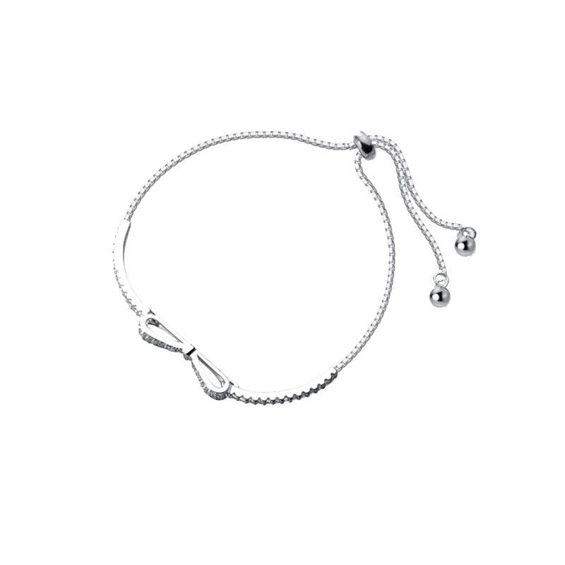 Minimalist Bow Pull Women's Bracelet is An Exquisite Addition To Any Style - BUNNY BAZAR