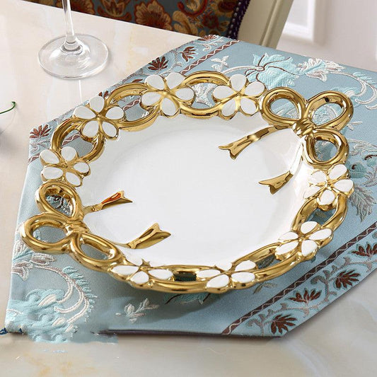 Nordic Fruit Plate Light Luxury Living Room Coffee Table Home - BUNNY BAZAR