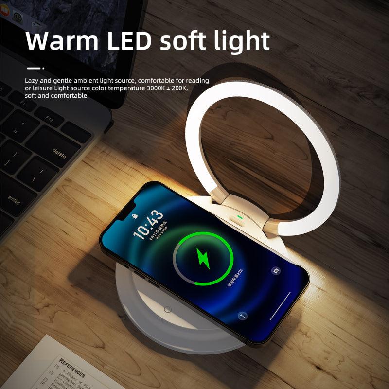 15W Wireless Charging 3 Gear Creative LED Night Light - BUNNY BAZAR