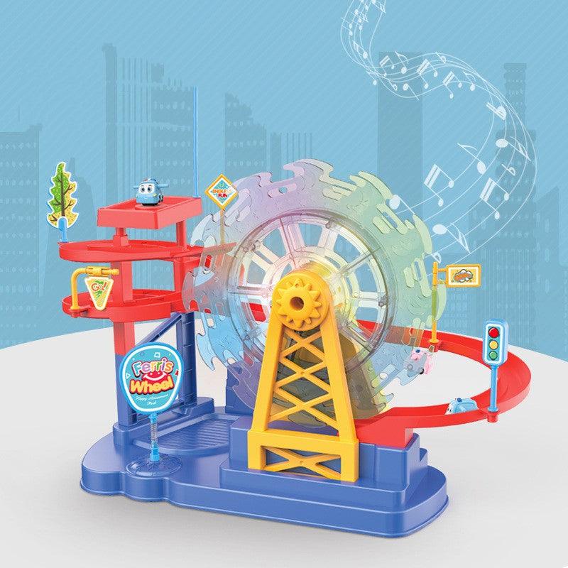 Electric Music Light Track Slide Children's Toys - BUNNY BAZAR