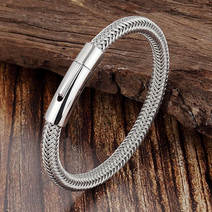 Men and women wire braided bracelet - BUNNY BAZAR