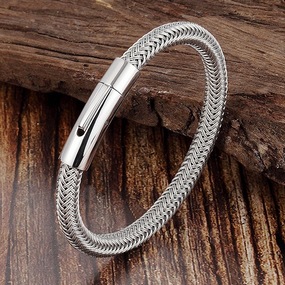 Men and women wire braided bracelet - BUNNY BAZAR