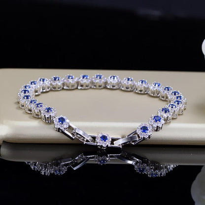 Beautiful Zircon Flower Bracelet is a Perfect Addition For Any Jewelry Collection - BUNNY BAZAR