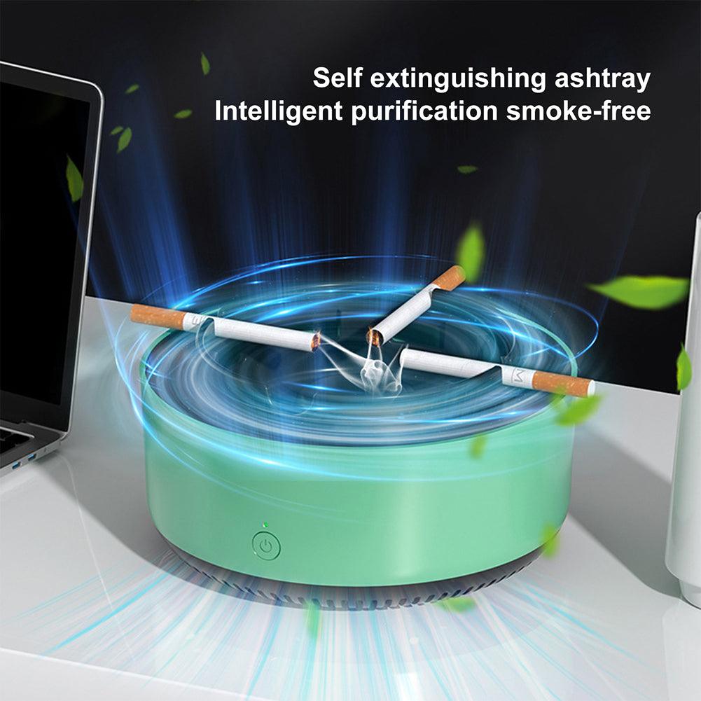 Air Purifier Ashtray Intelligent Electronic Ashtray For Filtering Second-Hand Smoke From Cigarettes Remove Smoking Home Office - BUNNY BAZAR