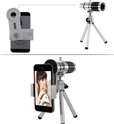 12X Mobile Telescope General 12 Times Long Focal Camera Lens - BUNNY BAZAR