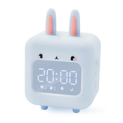 Children's Rabbit-shaped Musical Clock With Night Light - BUNNY BAZAR