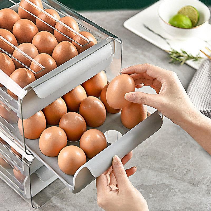 Egg Carton Drawer Type Fresh-keeping Storage Box - BUNNY BAZAR