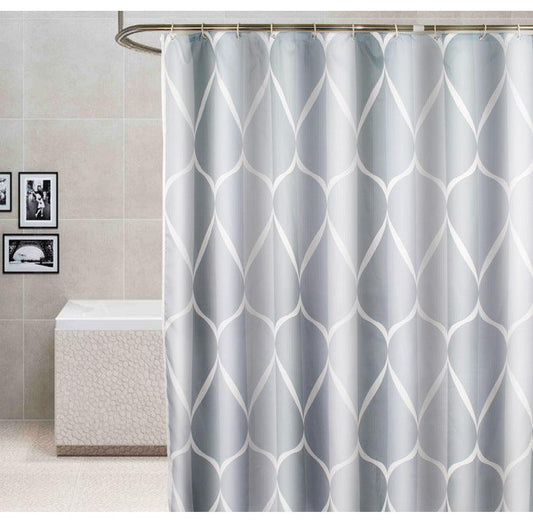 Simple Waterproof And Thick Polyester Shower Curtain - BUNNY BAZAR