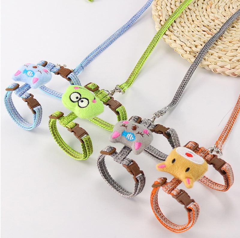 Adjustable Chest Strap For Pet I-shaped Walking Cat - BUNNY BAZAR