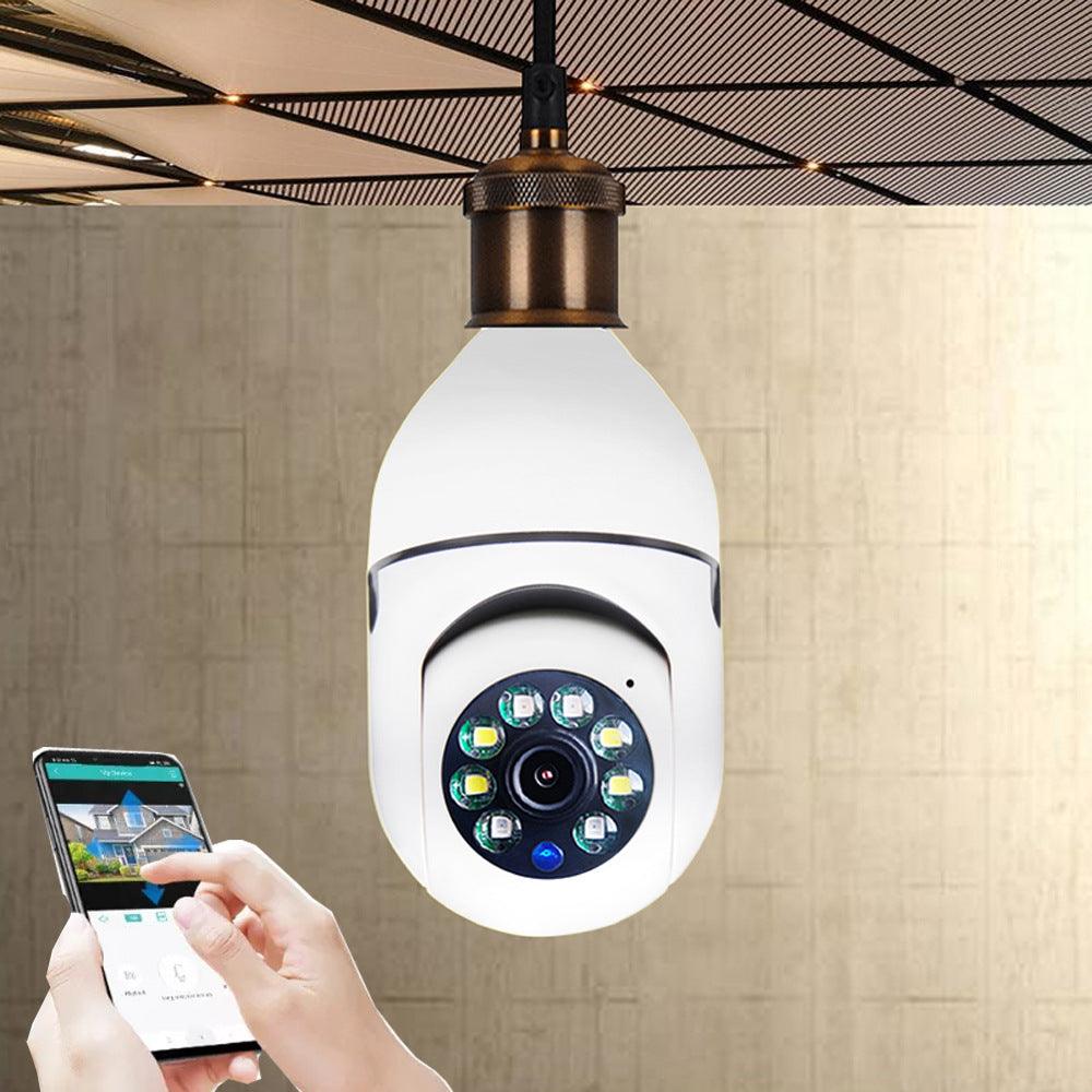 WiFi CAMERA 1080P Bulb 4X Zoom Camera E27 Home 5GWiFi Alarm Monitor - BUNNY BAZAR