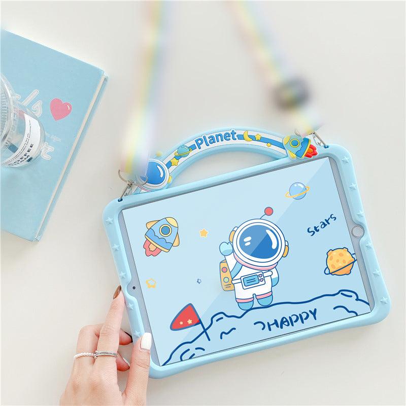 Compatible with Apple, Applicable Ipad Protective Cover For One Drop Shipping Creative Cartoon Rainbow - BUNNY BAZAR