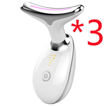 EMS Thermal Neck Lifting And Tighten Massager Electric Microcurrent Wrinkle Remover - BUNNY BAZAR