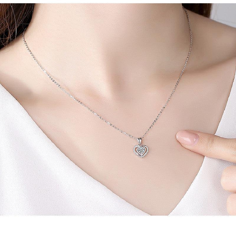 Heart Of The Sea Necklace For Women Clavicle Chain - BUNNY BAZAR