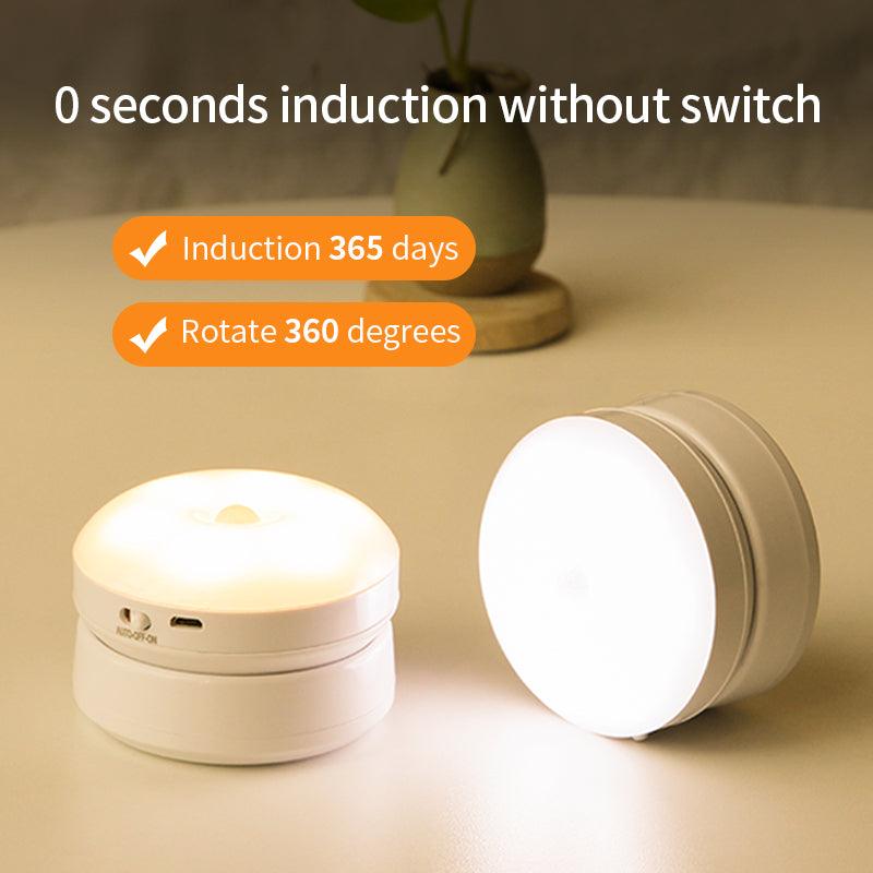 Rotating Human Body Sensor Light Corridor Garage Light Wardrobe Light Motion Sensor Night Light - BUNNY BAZAR