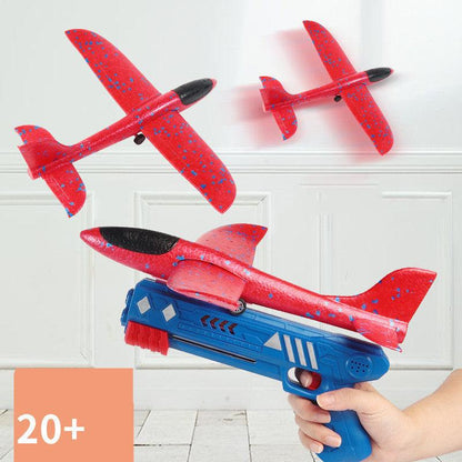 Ejection Foam Airplane Children's Toy Foam Gun - BUNNY BAZAR