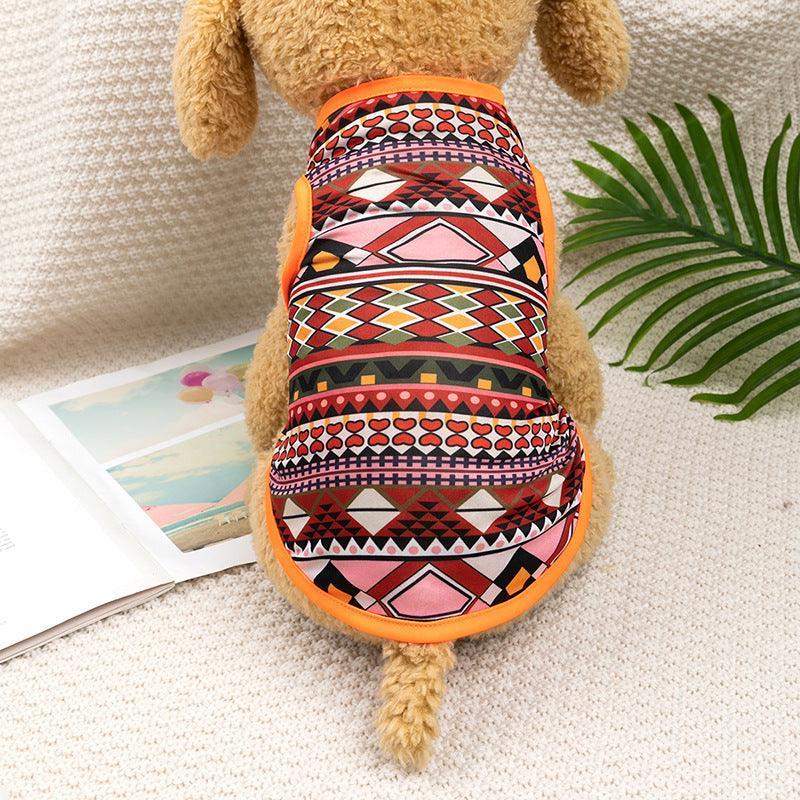 Small Dog Teddy Bear National Style Pet Clothes - BUNNY BAZAR