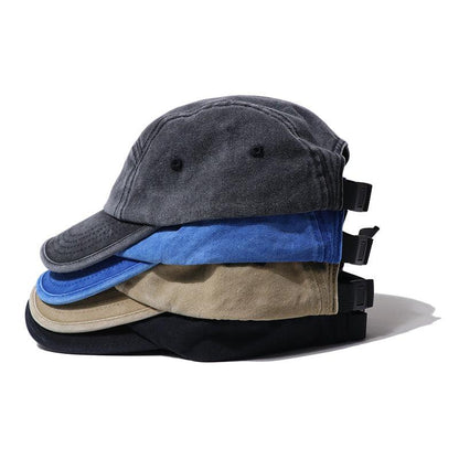 Men's And Women's Old Five-piece Baseball Caps Washed Retro - BUNNY BAZAR