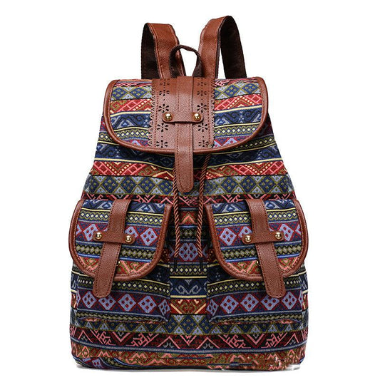 Ethnic style backpack women bag - BUNNY BAZAR