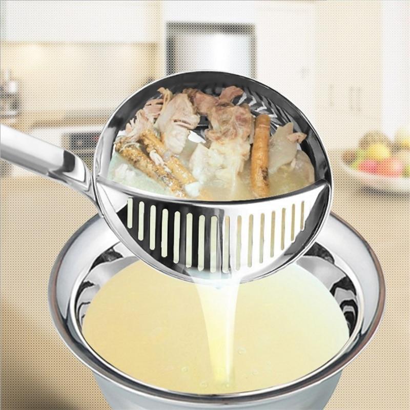 Kitchen colander stainless steel spoon - BUNNY BAZAR