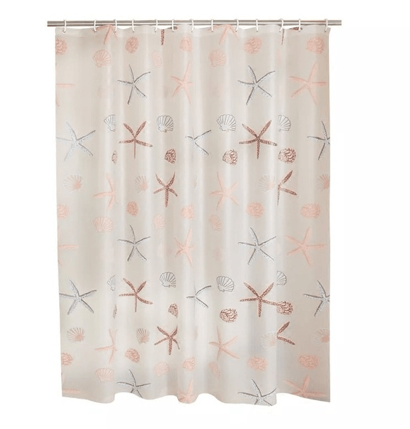 Modern Starfish Shower Curtain - BUNNY BAZAR