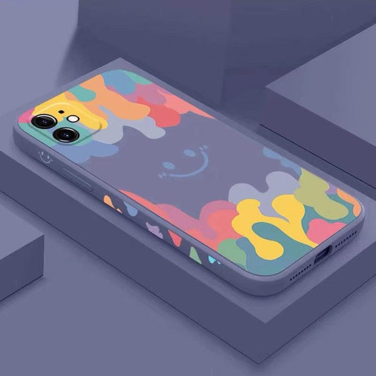 Silicone Phone Case Watercolor Protective Cover Soft - BUNNY BAZAR