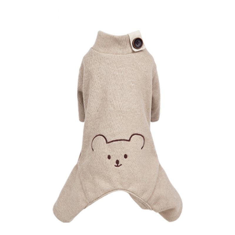 Pet All-inclusive Four-leg Cotton Pajamas - BUNNY BAZAR