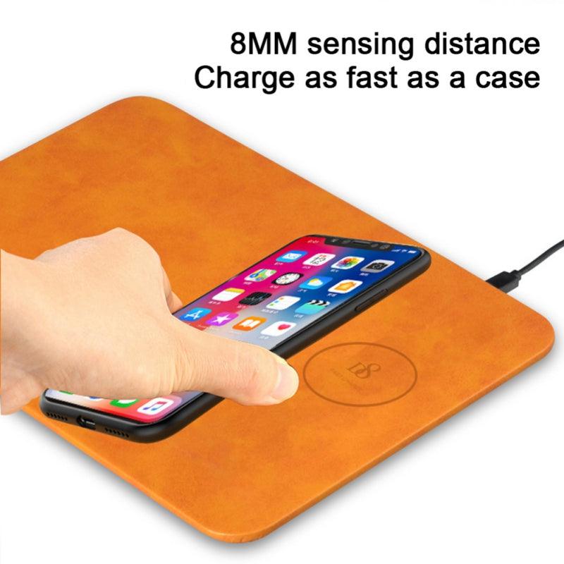 Stylish Mouse Pad Features Wireless Charger Fast Charge Technology - BUNNY BAZAR