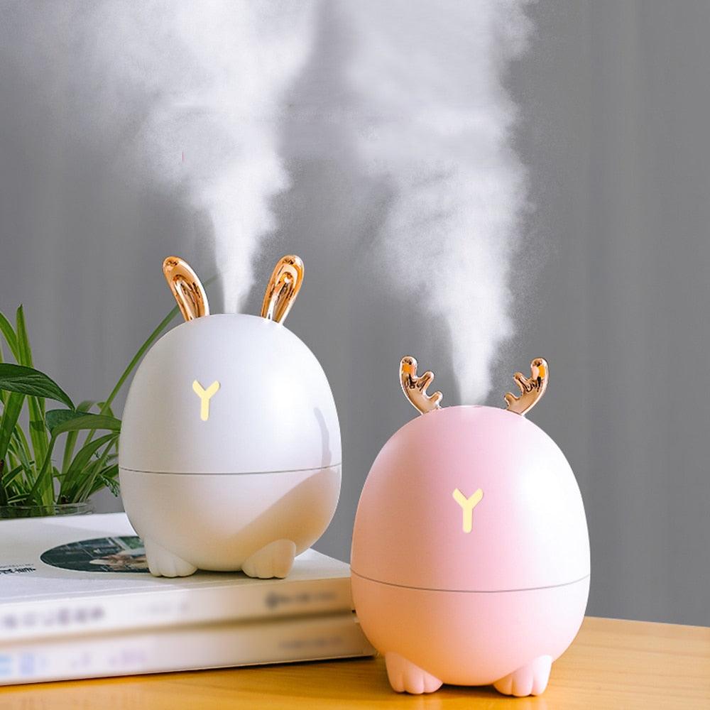 This USB Humidifier Cartoon Deer Rabbit Humidifier is Designed For Use With Any USB Port For Easy, Versatile Setup - BUNNY BAZAR