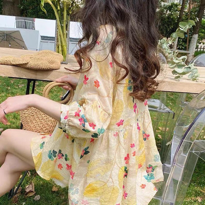 New Style Printed Baby Shirt Blouse Women Korean Version - BUNNY BAZAR