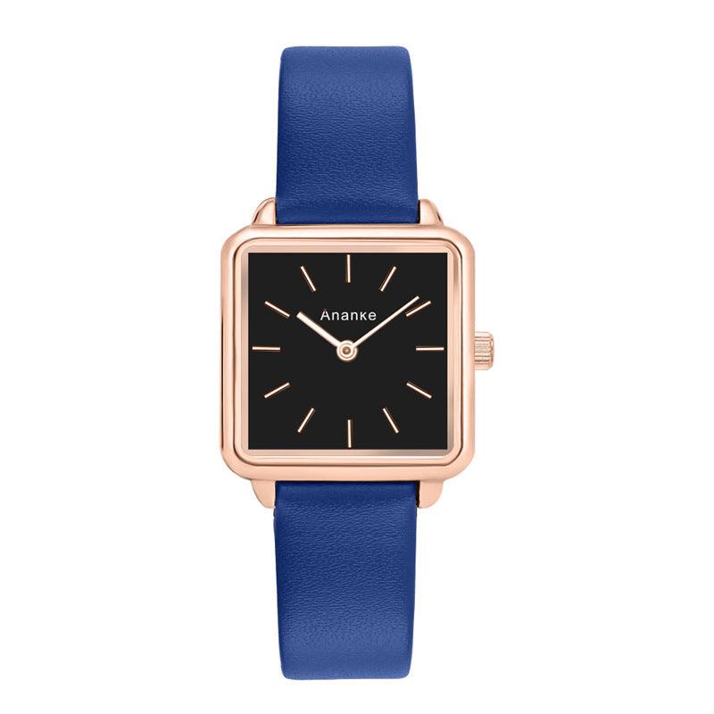 Waterproof Square Ladies Watch Quartz Movement In 26 Different Styles And Colors - BUNNY BAZAR