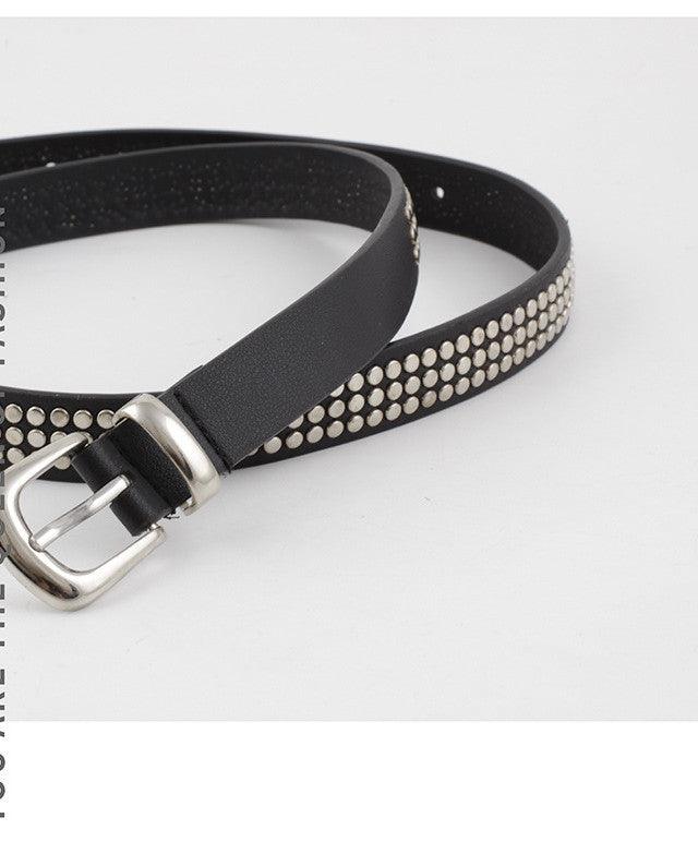 Women's rivet jeans belt - BUNNY BAZAR