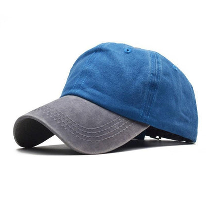 Pure Cotton Color Matching Sunshade Baseball Unisex Casual Sun Hat - BUNNY BAZAR